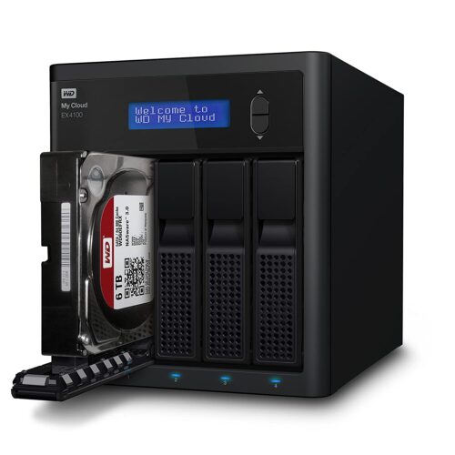 Western Digital WD My Cloud EX4100 Diskless Expert Series 4-Bay Network Attached Storage -NAS